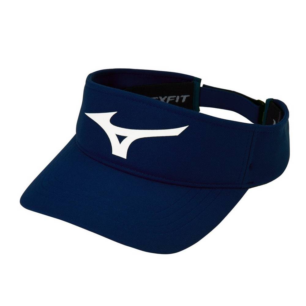 Visera Mizuno Diamond Hombre Azul Marino/Blancas Ofertas RYHD-58296